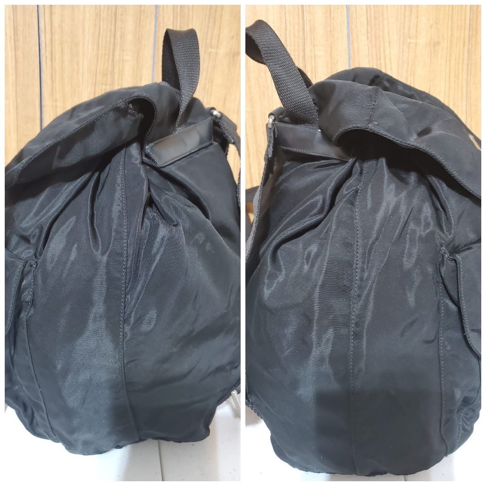 Prada Black Tessuto Nylon Backpack - Picture 10 of 16